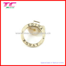 Custom Branded Logo Metal Ring Buckle for High-End Handbag (TC-BUK071)